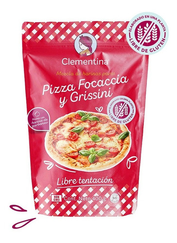 Imagen 1 de 4 de Harina Sin Gluten Para Pizza Clementina