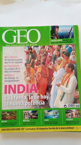 Revista Geo Una Nueva Vision Del Mundo Nº237 India