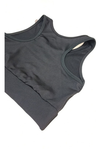Imagen 4 de 6 de Top Deportivo De Microfibra Con Lycra Corpiño Proactivashop