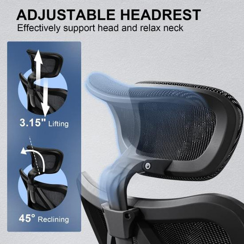 Sihoo M57 Silla De Oficina Ergonómica Con Reposabrazos De 3