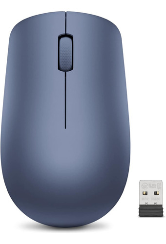 Mouse Lenovo 530, Inalámbrico/nano Usb De 2,4 Ghz Azul