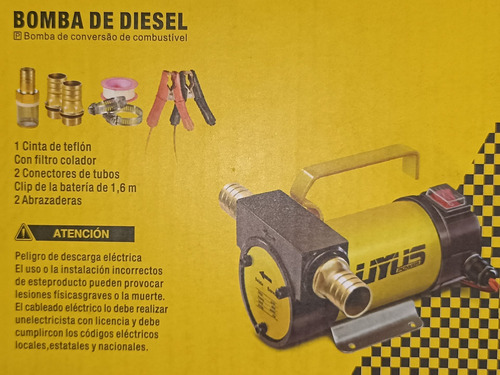 Imagen 6 de 7 de Bomba De Transferencia Para Diesel 12v200w Bmd001 Uyustools