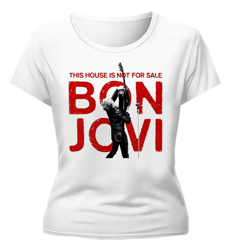Remera Bon Jovi Banda Diseños Dama