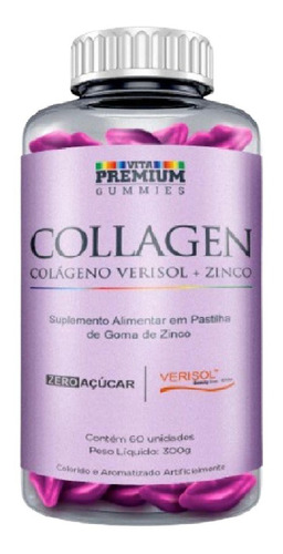 Collagen Colágeno Verisol + Zinco 60 Unidades 300g