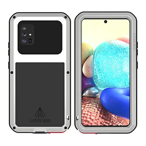 Funda Para Samsung Galaxy A71 5g Metal Y Silicon Gel