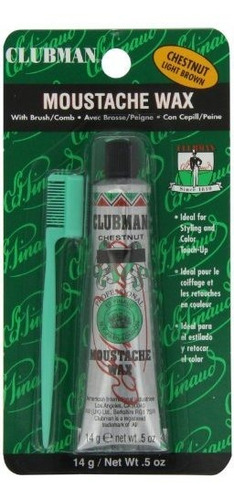 Clubman Mustache Wax Chestnut 0.50 Oz