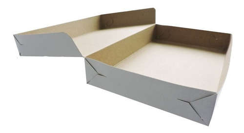Caja Para Alfajores Alf2 X 10u Packaging Blanco Madera 