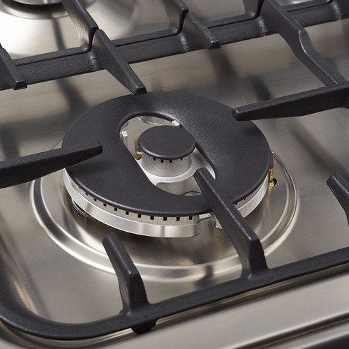 Imagen 5 de 6 de Cocina Inox Mixta Ariston 60 Cm F080996