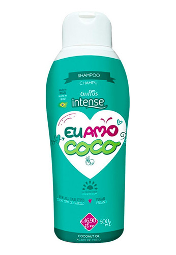 Shampoo Aceite De Coco Griffus Todo Tipo De Cabello 500ml