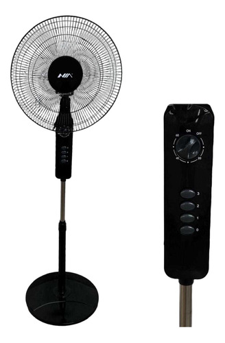 Ventilador De Piso Pie 16 Pulgadas Temporizador Pedestal