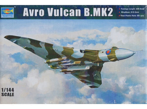 Avro Vulcan Avion 1/144 Trumpeter 3931 Maqueta Para Armar