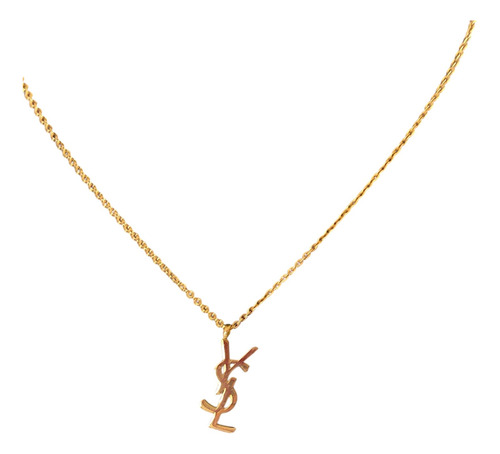 Collar Con Dije Lsy Dorado