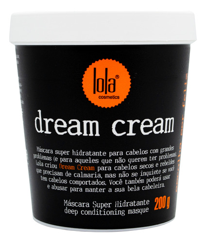 Lola Cosmetics Dream Cream Shampoo Hidratante + Máscara 200g