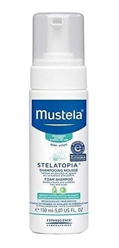 Mustela Stelatopia Foam Shampoo - Para Reci&eacute;n Nacido.