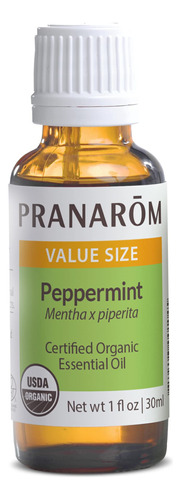 Pranarom Aceite Esencial De Menta, 1.0 Fl Oz, Puro, Aromate.