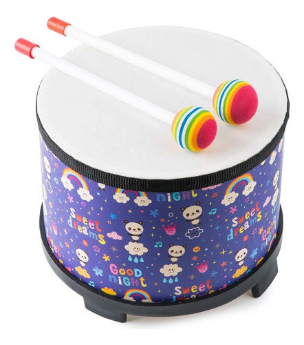 Bongo Floor Tom Drums Set For Kids: Instrumento De Música De