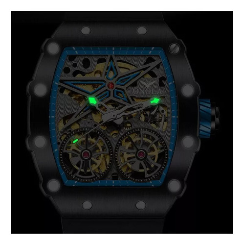 Reloj Mecánico Onola On6829 Hollow Fashion Para Hombre