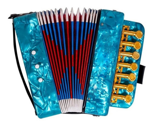 Imagen 2 de 11 de Acordeon Infantil A Botones Soprani Spmini 3 Bajos