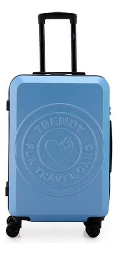 Valijas Set X3 Trendy Azules Carry On Mediana Grande Liviana