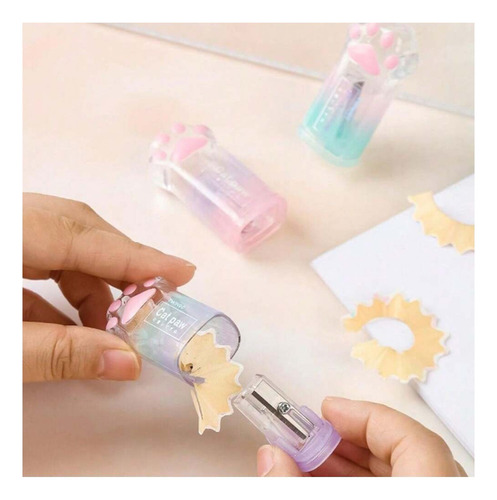 Sacapuntas Twingo Cat Paw Sea Colores Sacapuntas Kawaii