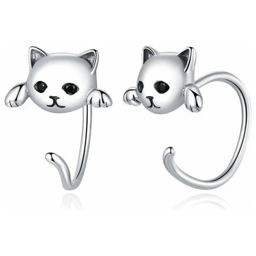 Aros Aretes Pendientes De Gato Gatito