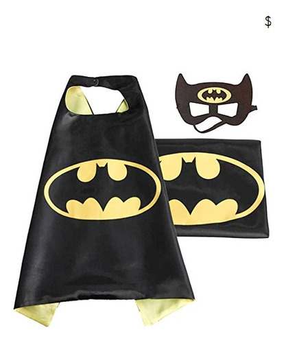 Capas Superheroes Niños Fiestas Infantiles