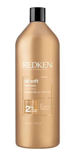 Redken All Soft Shampoo 1000ml
