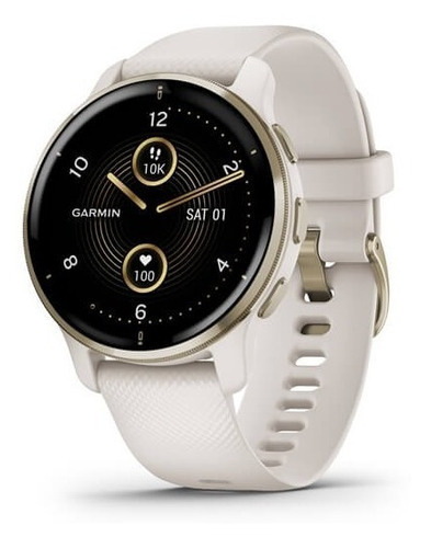 Smartwatch Gps Garmin Venu 2 Plus Cream Gold - Gpsaventura