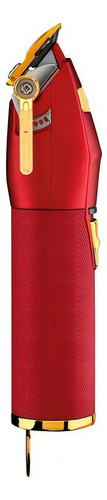 Máquina De Corte Babyliss 4 Barbers Red Fx Sem Fio Vermelha
