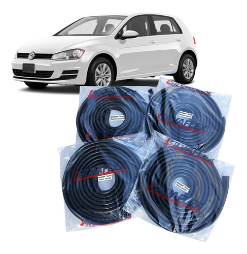 Burletes 4 Puertas  Vw Golf 2015 + (kit 4 Unid)