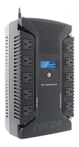 Ups Forza Ht-1002lcd-a 1000va  220v 10 Tomas + Usb + Luz Led