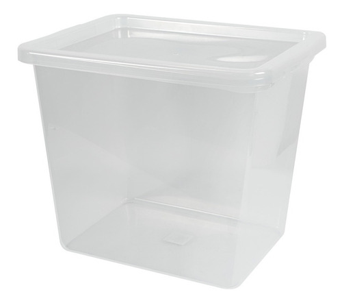 Caja De Plástico Grande Para Organización Pack De 2 Pz