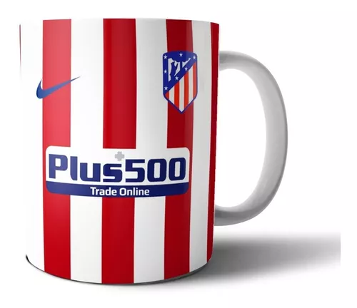 Taza de cerámica del Atlético de Madrid en caja : Hogar y Cocina 