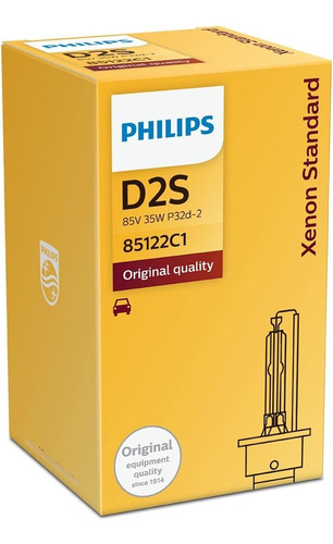 Foco Xenon Standard Philips D2s 85v 35w Luz Blanca P32d-2