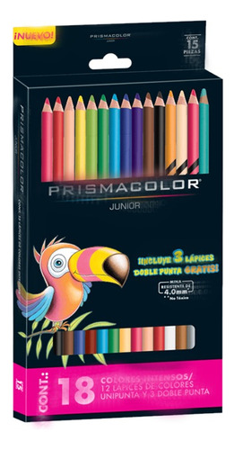 Colores Prismacolor Junior Caja Con 15 + 3 Colores