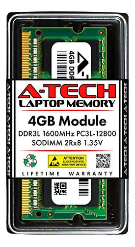 Módulo Memoria A-tech 4gb Ram Ddr3l 1600mhz Pc3l-12800