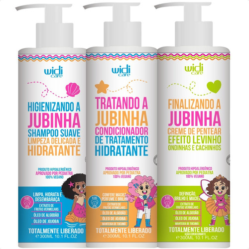Kit Jubinha Shampoo, Condicionador, Levinho - Widi Care