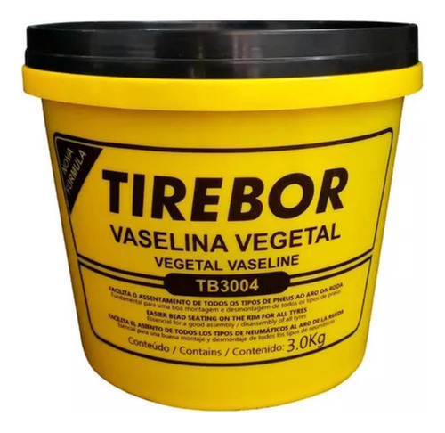 Vaselina Solida Vegetal Gl 3,0kg Tb 3004 Tirebor