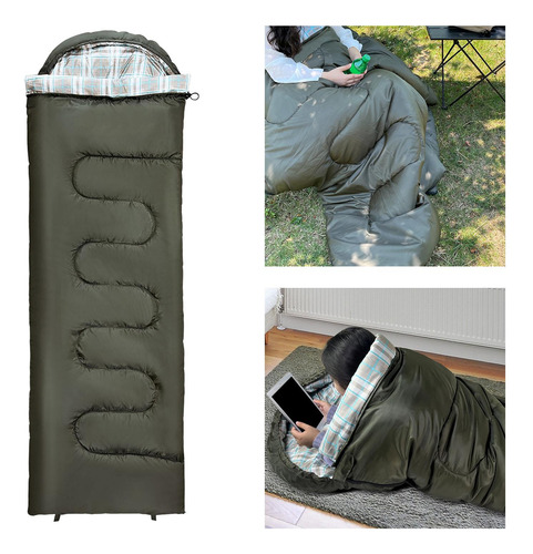Saco De Dormir Carpa Impermeable Colchoneta Transpirable