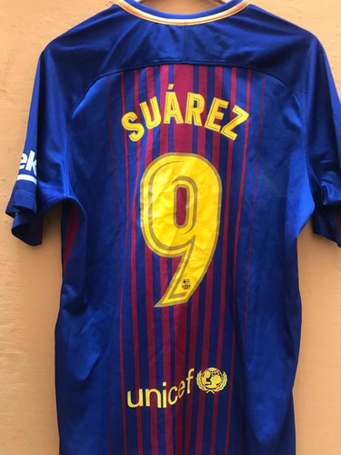Camiseta Barcelona 2017 Xl Suarez Original Excelente Estado
