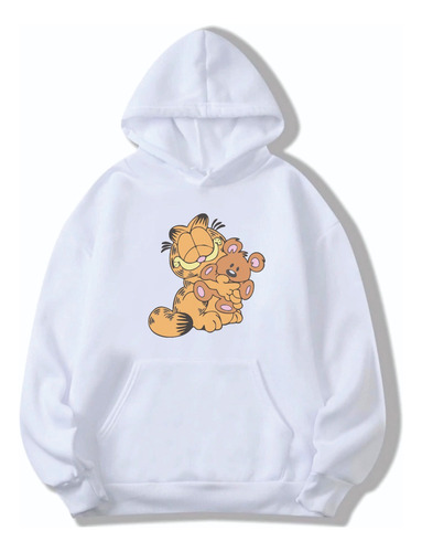 Buzo Garfield Niño Niña Hoodie Canguro #3