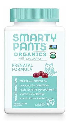 Multivitamínico Prenatal Gomoso Orgánico Diario: Probiótico