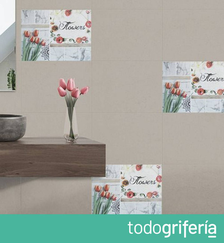 Deco Hogar Flowers Piu 25x35