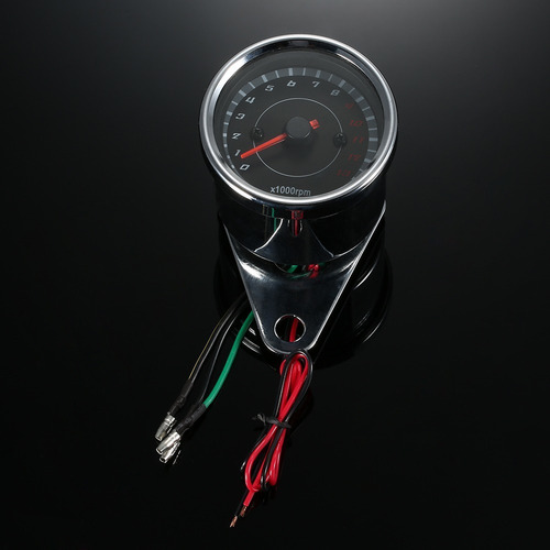 Imagen 6 de 8 de 12v Universal Motos Tacómetro Medidor Led Backlight 13k Rpm