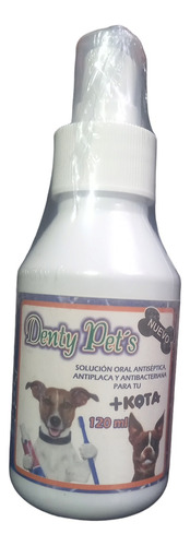 Enjuague Dental Crema Spray Denty Pets 120ml Perros Y Gatos 