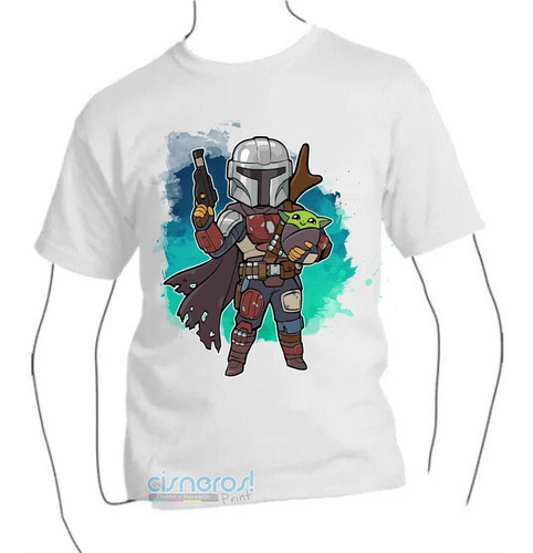 Playera Mandalorian Baby Yoda Star Wars