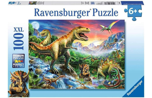 Ravensburger Rompecabezas: Dinosaurios Kids Xxl 100 Pzs