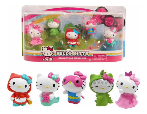 Hello Kitty Set De 5 Figuras De Colección Edición Limitada