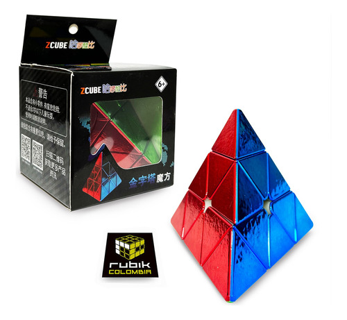 Pyraminx Metalica Magnetica Z Cube Metallic Piramide Rubik