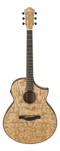 Guitarra acústica Ibanez AEW40AS para diestros natural high gloss brillante